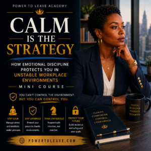 Calm Is the Strategy